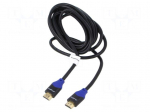Cable | HDMI plug,both sides | PVC | 3D,4K,ARC,CEC 2.0,HDR | 3m | box