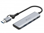 V&auml;lised salvestusseadmed // M&auml;lukaardid ja lugejad // ADAPTER TRACER A-5, USB Type-C do USB-A, 2x USB-A + 2x USB-C