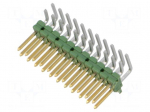 Connector: pin strips | pin header | male | PIN: 22 | THT | angled 90&deg;