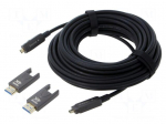 Cable | micro HDMI plug,both sides | PA | 10m | black | Core: Cu