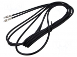 Cable | FME socket,both sides | black | straight | 5m