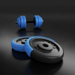 HMS SGG30 BAR 2-in-1 weight set (barbell and barbells) 30 kg