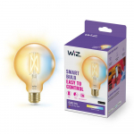 WiZ Connected 50W G95 E27 gudrā LED spuldze 920-50 dzintarots stikls  929003018322 8718699786793