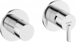 Shower mixer with shower switch - horizontal