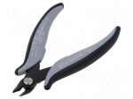 Pliers | cutting,miniature,curved | ESD | 138mm | with small chamfer
