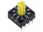 Encoding switch | Pos: 10 | PCB,THT | 100m&Omega; | DC load @R: 0.03A/15VDC