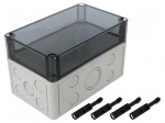 Enclosure: multipurpose | X: 110mm | Y: 180mm | Z: 110mm | TK PC | grey