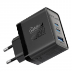 Promate PowerPort-45 GaNFast&trade; Wall Charger 45W / QC3.0 / PD45W