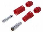 Connector: DC supply | plug | male + female | QS | 130A | 500V | PIN: 1
