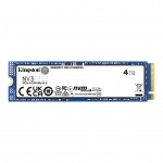Hard drive SSD Kingston  SSD||NV3|4TB|M.2|PCIE|3D NAND|Write speed 5000 MBytes/sec|Read speed 6000 MBytes/sec|MTBF 200000 hours|SNV3S/4000G