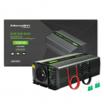 Qoltec Pure Sine Wave Inverter Monolith| 600W | 1200W | 24V to 230V