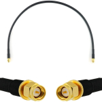 Rangeful SMA Male / SMA Male 50cm koaksiaalkaabel &mdash; HF240 (vastab LMR240) HF240-SM-SM-0.5