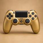 Wireless game controller Riff DualShock 4 v2 for PlayStation PS4/PS TV/PS Now &mdash; Gold finish