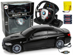 M&auml;nguala | PC | Konsoolid | Tarvikud // Raadio teel juhitavad m&auml;nguasjad ja tarvikud // Auto Zdalnie Sterowane BMW M3 Czarny Pilot Kierownica 1:18 Dźwięk Światła