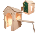 RoGer Wooden Children's House 86 x 137 x 105 cm