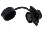 Connector: circular | socket | female | PIN: 12 | IP67 | SA20 | 5A | 400V