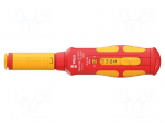 Tool: screwdriver handle | torque | Overall len: 192mm | insulated
