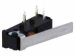 Microswitch SNAP ACTION | with lever | SPDT | 1A/250VAC | ON-(ON)