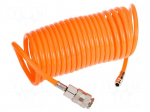 Compressed air hose | PE | L: 5m | max.16bar | &Oslash;int: 5mm | &Oslash;out: 8mm