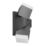 T&ouml;&ouml;riistad ja m&otilde;&otilde;teseadmed // Uued tooted t&ouml;&ouml;riistade, tarvikute kategoorias // MORPH LED 12W, podw&oacute;jna lampa elewacyjna, 1100lm, IP54, 4000K, szara