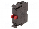 Contact block | 22mm | RMQ-Titan | -25&divide;70&deg;C | front fixing
