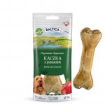 BALTICA Przysmaki region&oacute;w Chewing bone Duck with apple - dog treat - 1