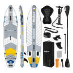 Uued tooted // Deska SUP REBEL ACTIVE PRO RBA-4518 - biała