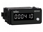 Meter: counter | digital,mounting | on panel | LED | 6 digits | 0&divide;50&deg;C