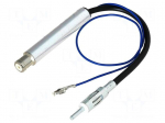 Antenna separator | DIN plug,ISO socket | Audi,Seat,VW