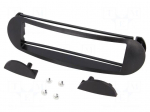Radio mounting frame | VW | 1 DIN | black