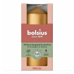 Bolsius Cylinder Candle 120x58mm Gold