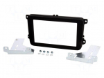 Radio mounting frame | VW | 2 DIN | graphite