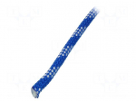 Rope | polypropylene | &Oslash;rope: 10mm | L: 50m | with a core | blue