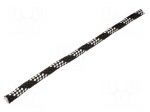 Rope | polypropylene | &Oslash;rope: 10mm | L: 100m | with a core | black