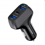 Auto charger Veger CC271 Rigorous PD37W (2A1C) carcharger Black