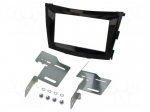 Radio frame | SsangYong | 2 DIN | black