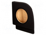 Car loudspeaker enclosure | MDF | black | textil | 15l | 250mm | 272mm