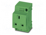 Connector: AC supply | socket | female | 13A | PIN: 3 | screw terminal