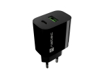 Natec Ribera USB Charger 1X USB-A + 1X USB-C 20W