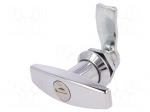 Lock | zinc and aluminium alloy | 18mm | chromium | Key code: 1333