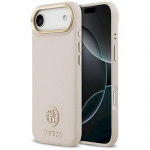 Case Guess Grained Strass Logo MagSafe for iPhone Air / pink