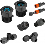 GARDENA Starter Set for Garden Pipeline, water tap (with 2 water sockets)