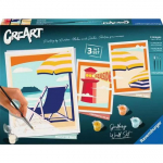 Ravensburger CreArt Gallery Wall Set - At the Beach, Painting