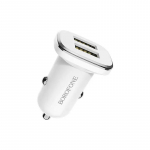 Borofone BZ12 automa&scaron;īnas lādētājs | 12W | USB-A | balts