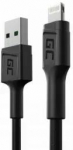 Green Cell GC PowerStream datu pārraides un uzlādes vads | USB-A uz Lightning | 0.3m