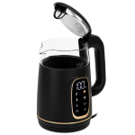Adler D 1305 BG electric kettle 1.7 L 2200 W Black, Transparent, Gold