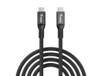 Equip USB 4 C to C Cable, 1.2m, PD240W, 8K/60Hz, 80Gbps, Black