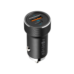 Mobiiltelefonid ja tarvikud // USB autolaadijad // Forever ładowarka samochodowa pd qc cc-06 1x usb-c 1x usb 20w czarna