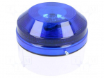 Signaller: lighting | flashing light | blue | Series: X195 | IP65 | 250g