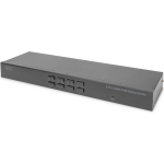 KVM-l&uuml;liti Digitus 19" r&auml;kki 8 HDMI-pordiga